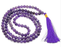 Amethyst Mala Beads Necklace