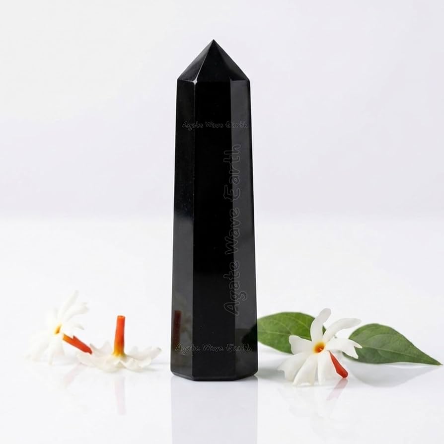 Black Tourmaline Crystal Wand