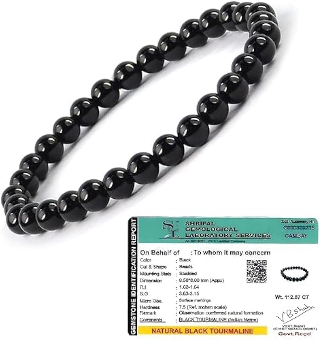 Black Tourmaline Bracelet with certificate