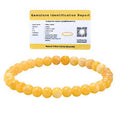 Yellow Calcite Bracelet with Certificate