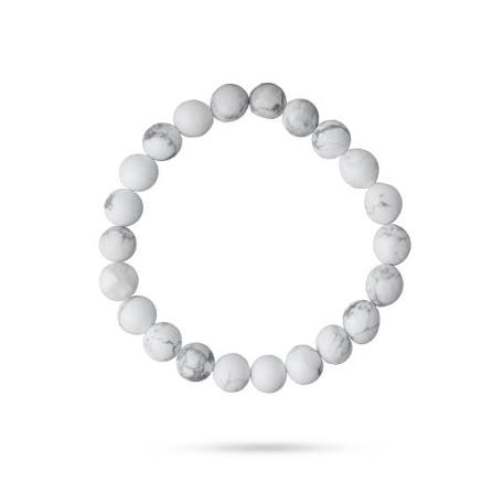 Howlite Bracelet with certificate