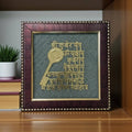 Shree Kuber Yantra Pyrite Frame