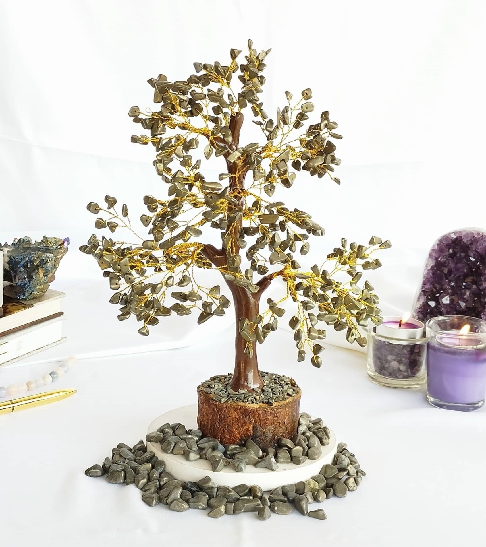 Pyrite Crystal Money Tree
