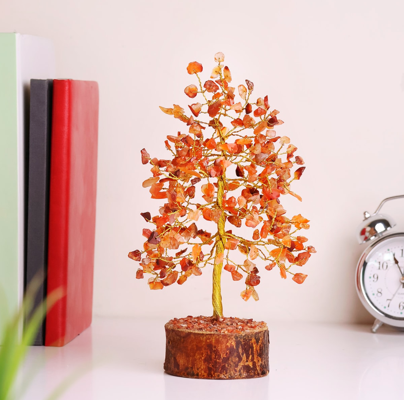 Red Carnelian Crystal Tree