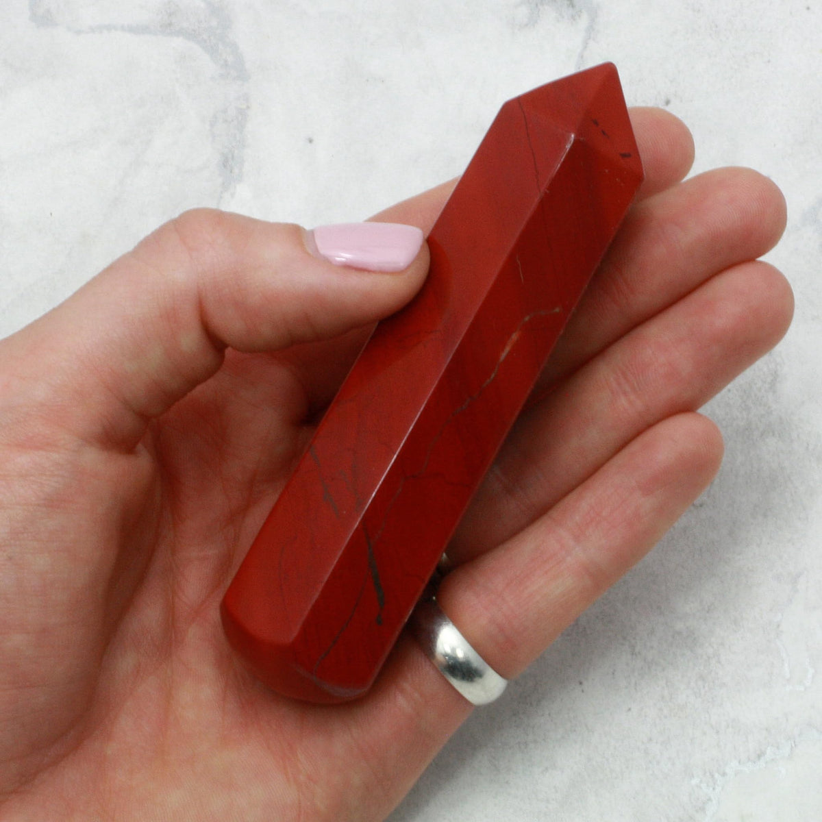 Red Jasper Crystal Wand