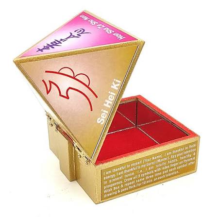 Reiki Pyramid Wish Box
